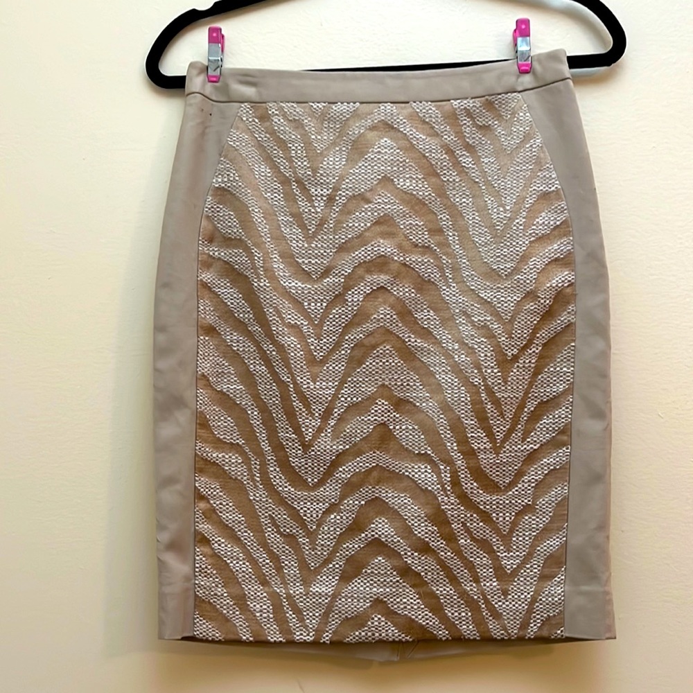 The Limited  Zebra Patterned Pencil Skirt